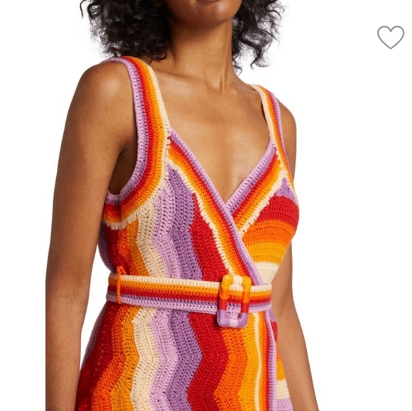 Farm Rio Crochet Mini Dress - Picture 2 of 13